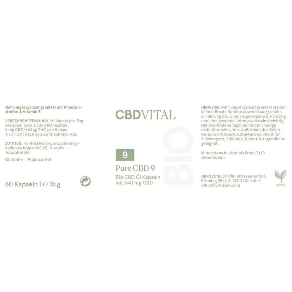 Bio Pure 9 CBD Kapseln|CBD Vital Best