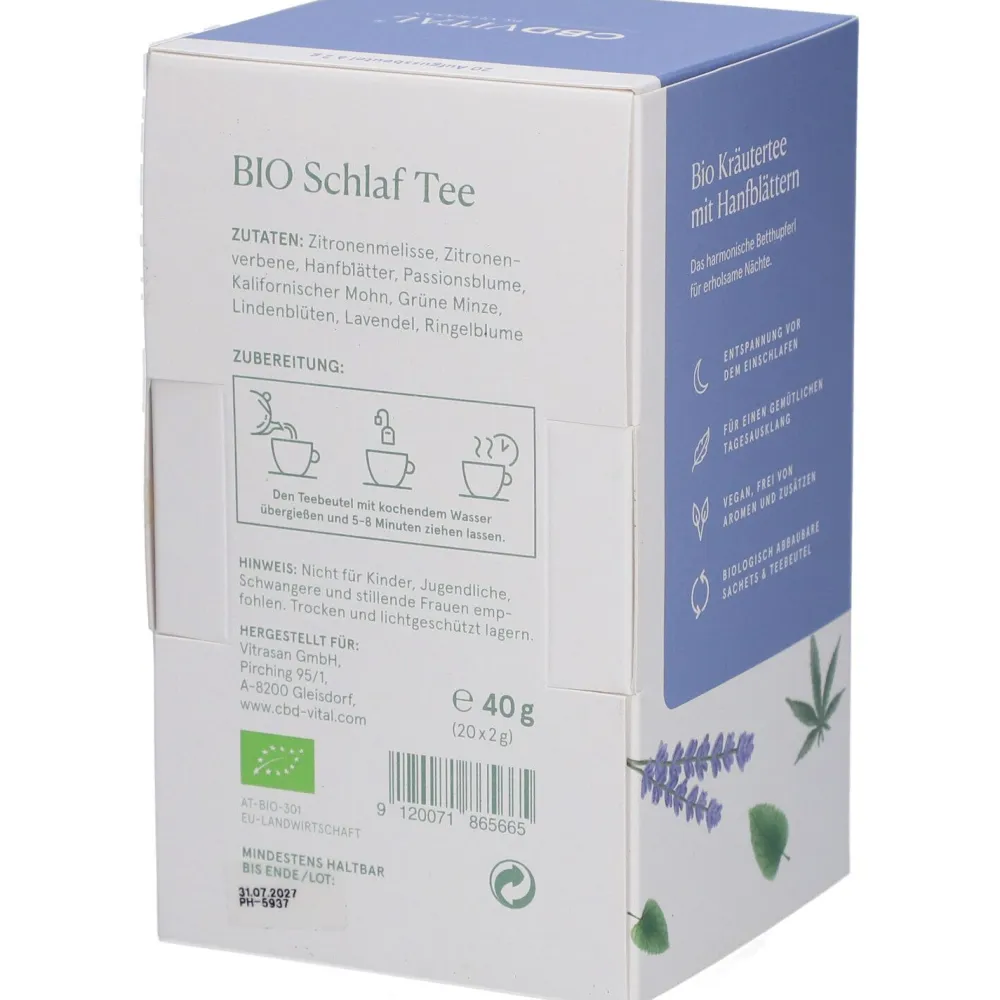 CBDVITAL Bio Schlaf Tee| Online
