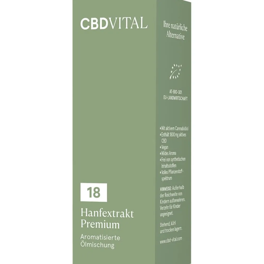 CBD VITAL Hanfextrakt PREMIUM 18%| Outlet