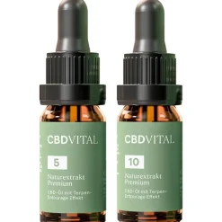Naturextrakt Premium Öl 10 % + Naturextrakt Premium Öl 5 %|CBD Vital Best