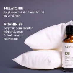 Schlaftropfen mit Hanf und Melatonin|CBD Vital Best