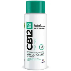 Mundspülung Mild: Mundwasser mit Zinkacetat & Chlorhexidin, gegen schlechten Atem & Mundgeruch>CB12 Hot