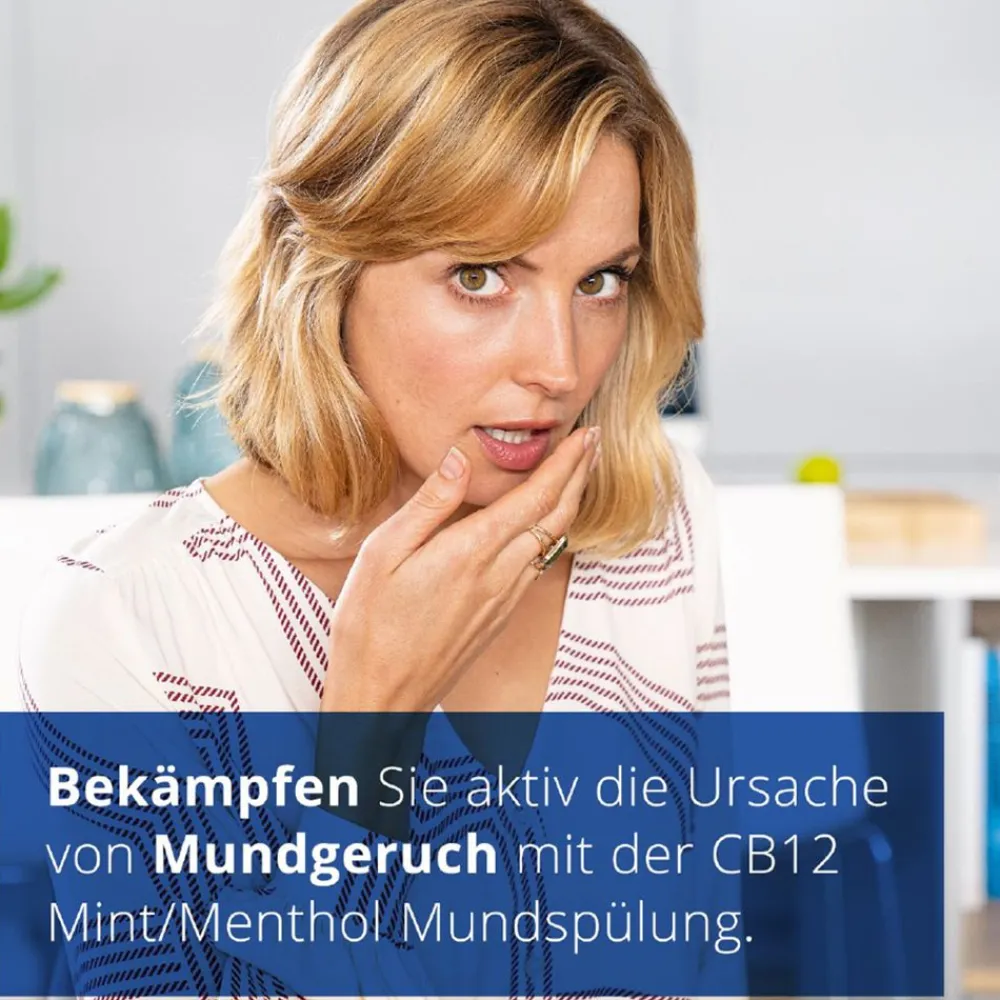 Mundspülung: Mundwasser mit Zinkacetat & Chlorhexidin gegen schlechten Atem & Mundgeruch|CB12 Online