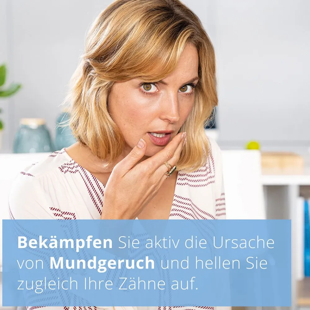 White Mundspülung: Mundwasser für weißere Zähne und frischen Atem, mit Zinkacetat & Chlorhexidin|CB12