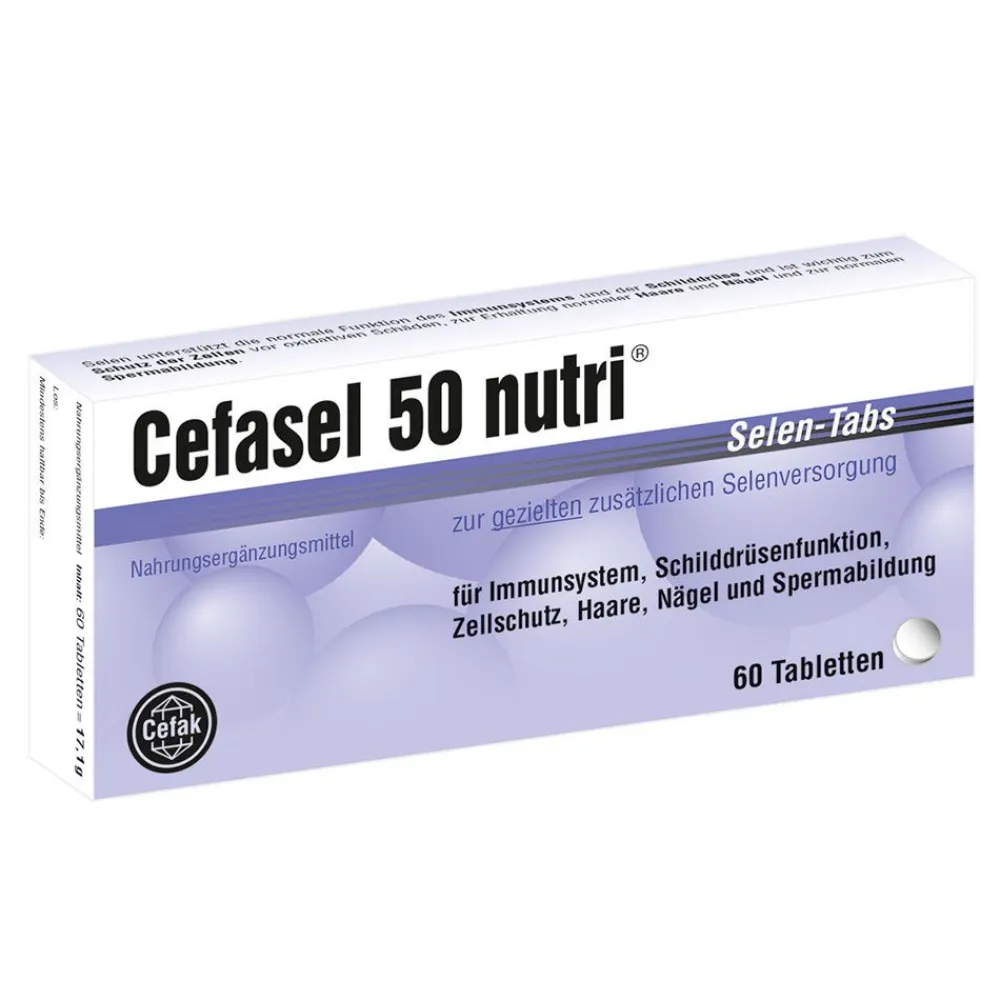50 nutri® Selen-Tabs|Cefasel Clearance