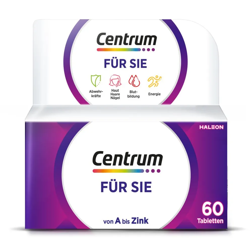 ® Für Sie, Nahrungsergänzungsmittel - Jetzt 20% mit dem Code Vitamine20 sparen*|Centrum Outlet