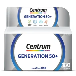 Generation 50+, 180 St. mit Vitamin D und Vitamin C - Jetzt 20% mit dem Code Vitamine20 sparen*>Centrum New