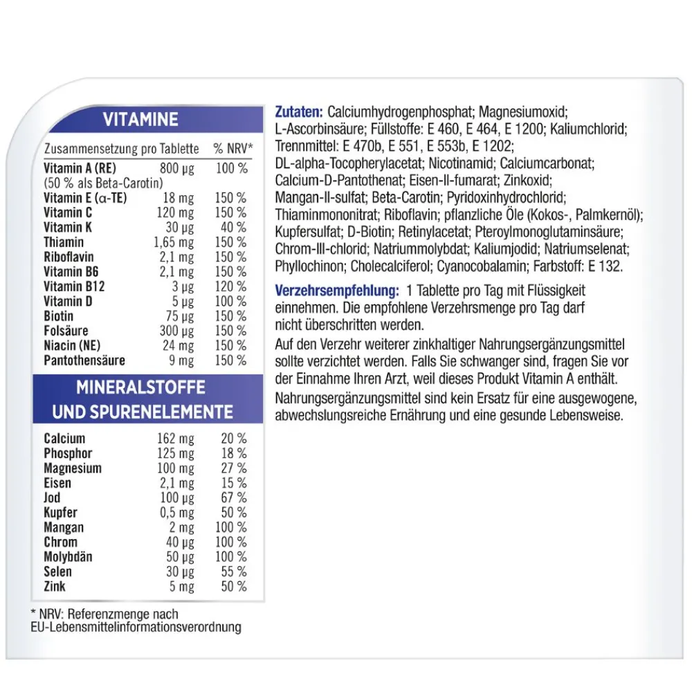 Generation 50+, 180 St. mit Vitamin D und Vitamin C - Jetzt 20% mit dem Code Vitamine20 sparen*>Centrum New