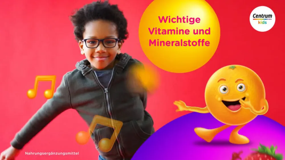 Gummies Immun Kids Gummies - Leckere Multivitamin Gummies für Kinder - Wichtige Vitamine und Mineralstoffe zur Unterstützung des Immunsystems>Centrum Outlet