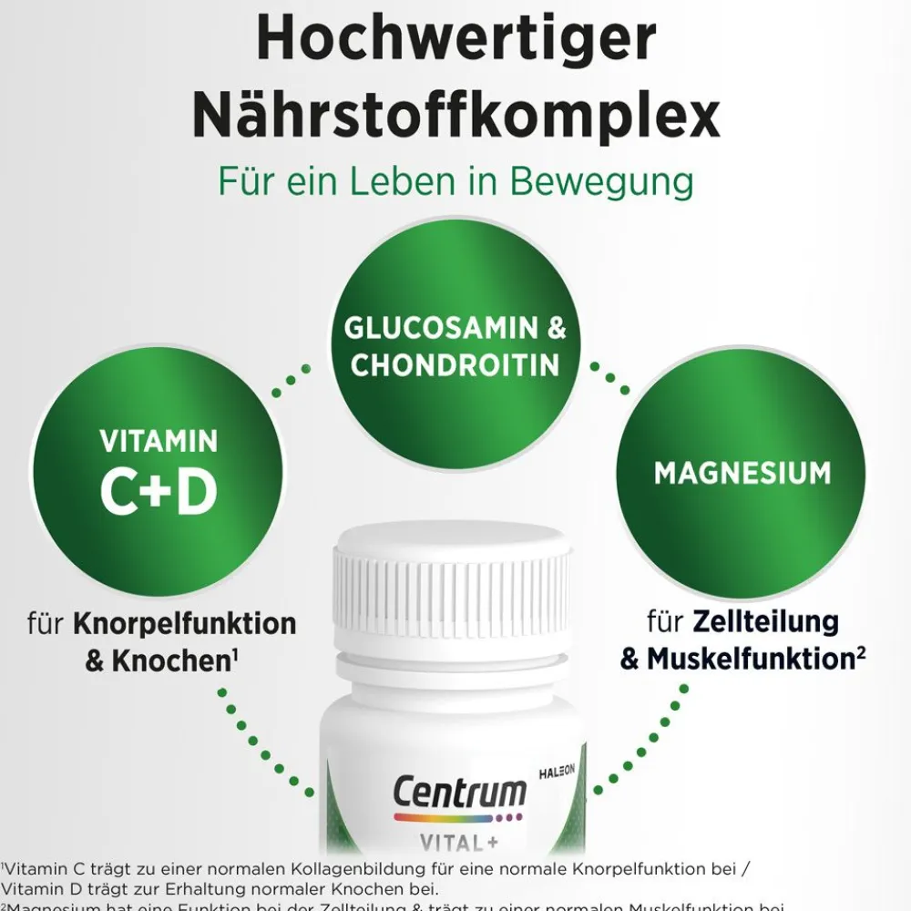 Vital+ Knochen, Knorpel & Muskeln, - Jetzt 20% mit dem Code Vitamine20 sparen*|Centrum Outlet