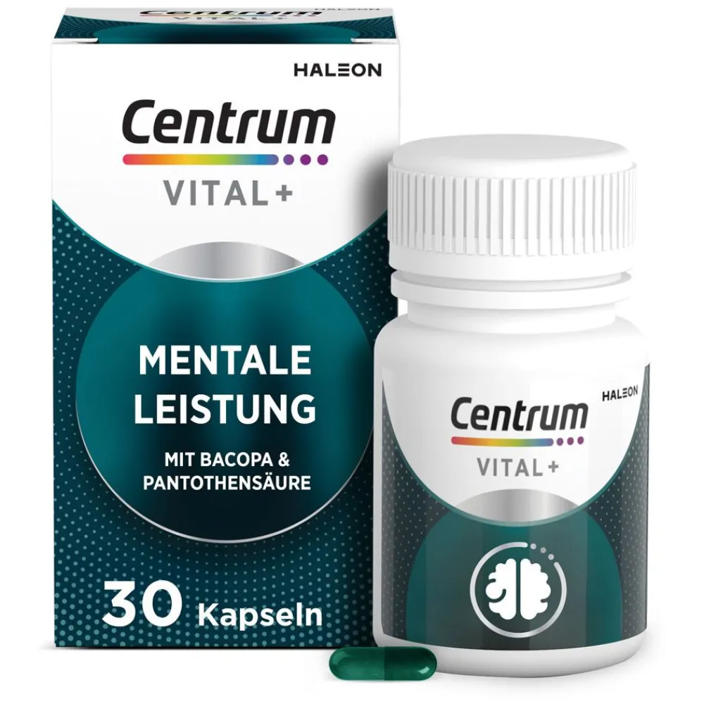 Vital+ Mentale Leistung - Jetzt 20% mit dem Code Vitamine20 sparen*>Centrum Best