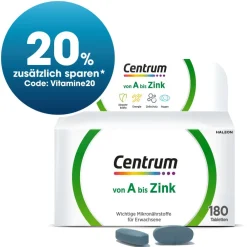 Von A bis Zink - Jetzt 20% mit dem Code Vitamine20 sparen*|Centrum Online
