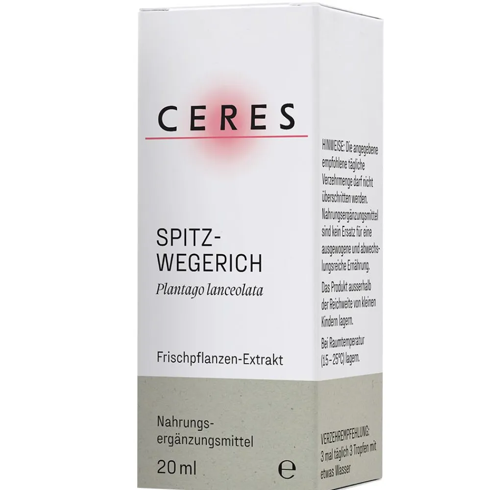 CERES Spitzwegerich Plantago lanceolata Extrakt Tropfen> Discount