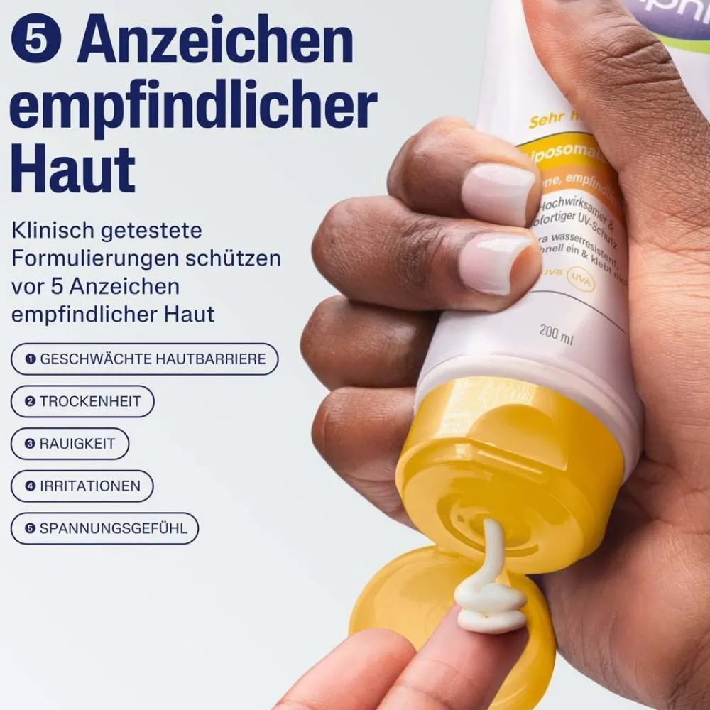 SUN Liposomale Lotion SPF 50+ Feuchtigkeitsspendende Sonnenschutzlotion>Cetaphil Hot