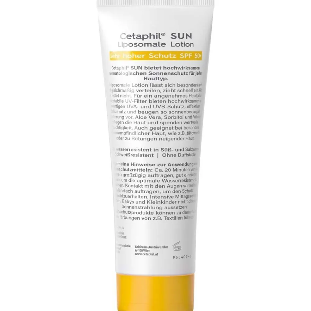SUN Liposomale Lotion SPF 50+ Feuchtigkeitsspendende Sonnenschutzlotion>Cetaphil Hot