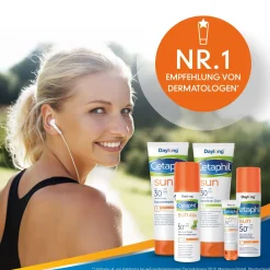 SUN Sensitive Gel-Creme SPF 30 Extra-leichter, fettfreier Sonnenschutz|Cetaphil Hot