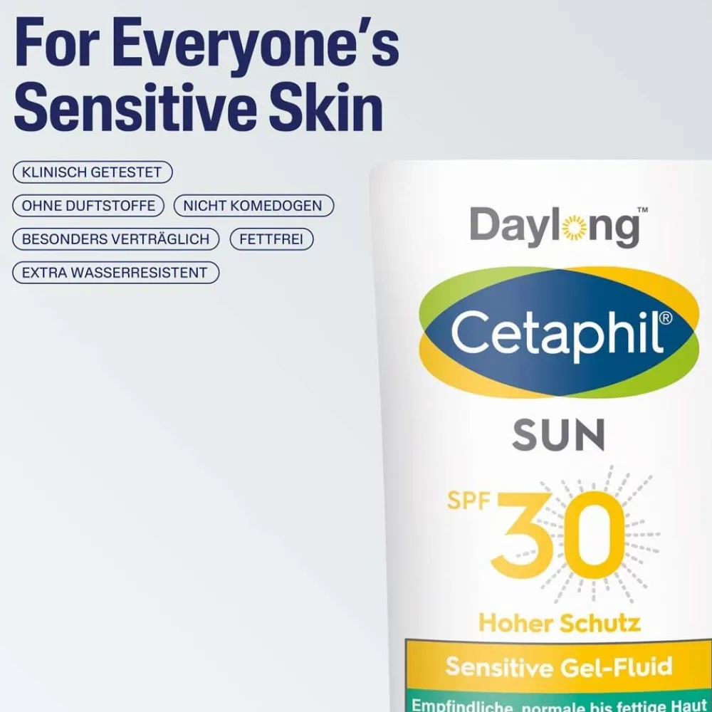 SUN Sensitive Gel-Fluid SPF 30 Extra-leichter Sonnenschutz Gesicht>Cetaphil Best
