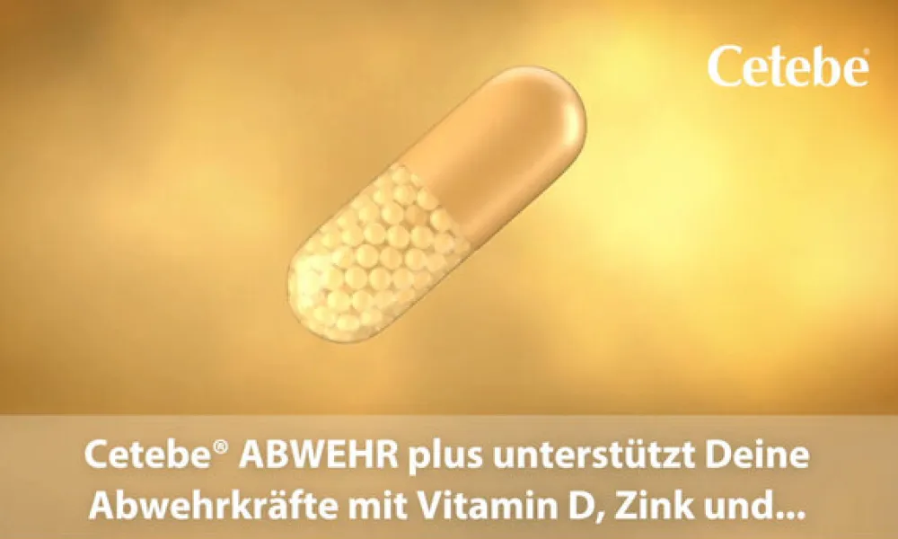 Cetebe® ABWEHR plus mit Vitamin C, Vitamin D3 und Zink| Sale