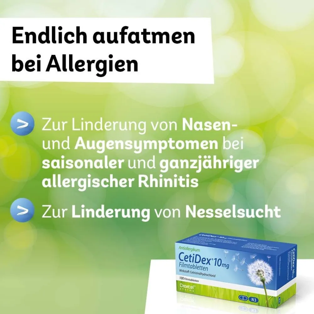 CetiDex® 10mg, bei Allergien> Online