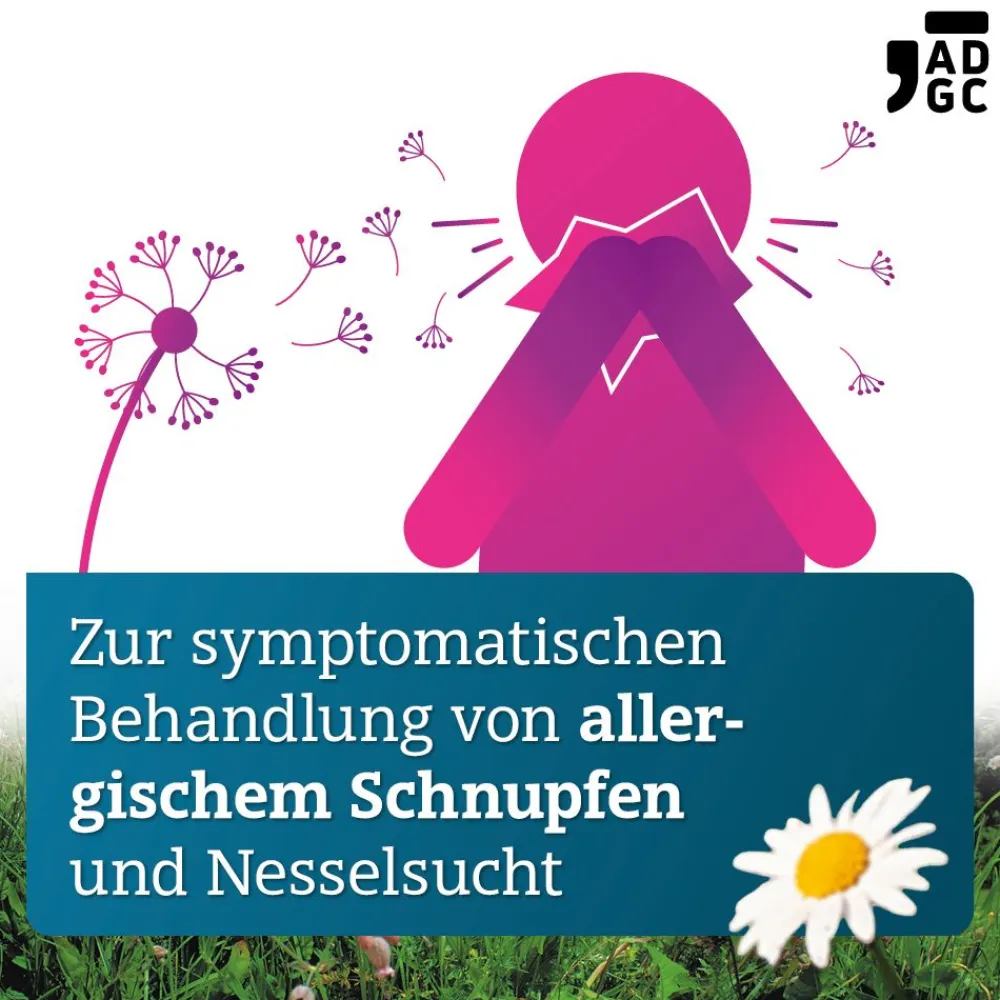 -ADGC® Allergie-Tablette mit schneller Wirkung gegen Heuschnupfen|Cetirizin Clearance