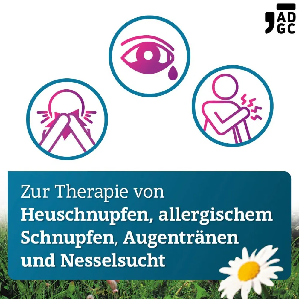 -ADGC® Allergie-Tablette mit schneller Wirkung gegen Heuschnupfen|Cetirizin Clearance