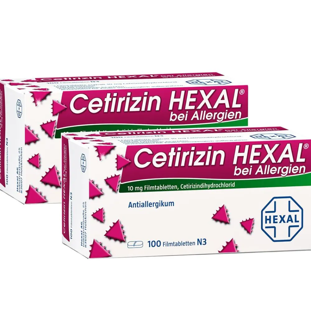 Cetirizin HEXAL® bei Allergien 10 mg> Clearance