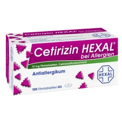 Cetirizin ® bei Allergien 10 mg>Hexal Clearance