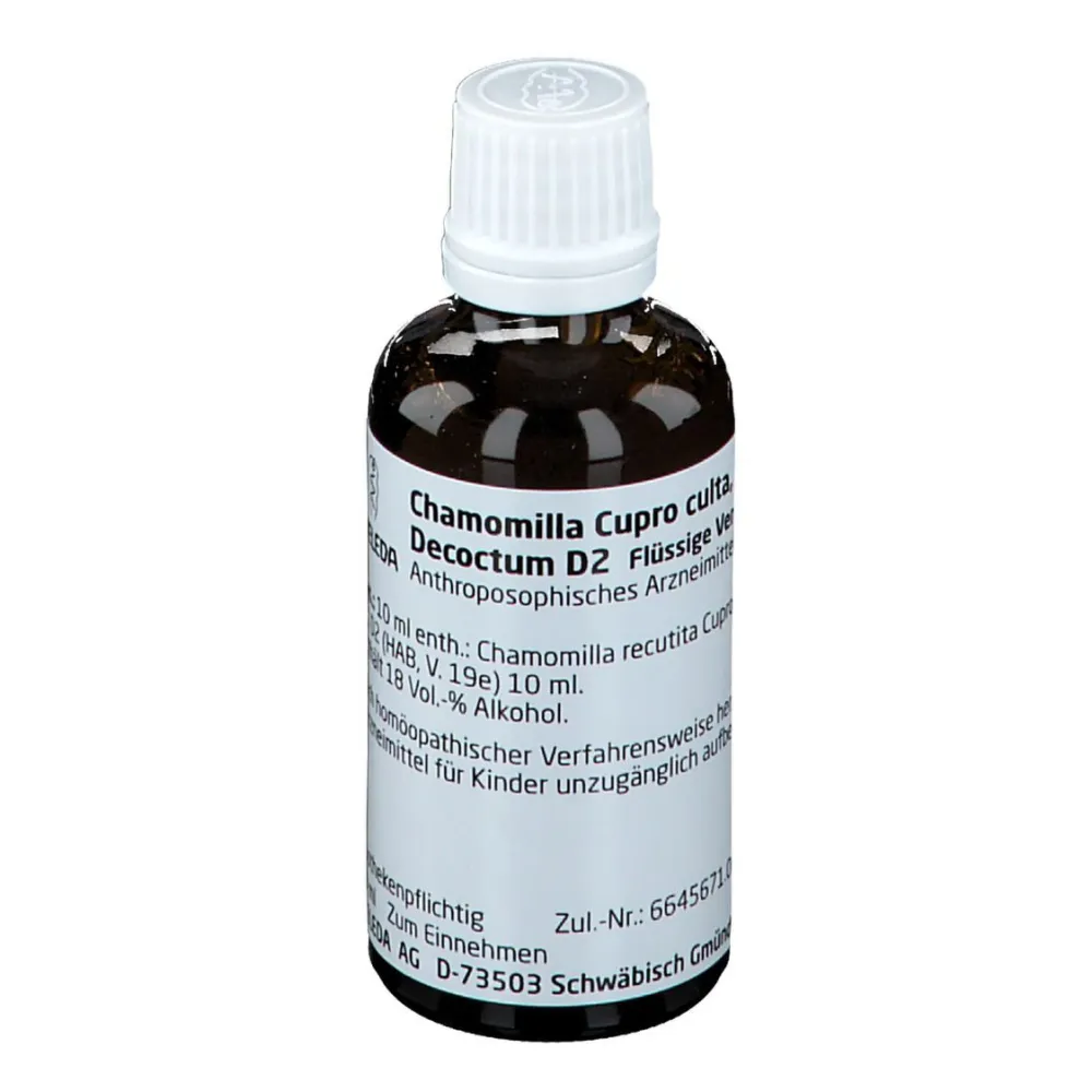 Chamomilla Cupro culta Radix D2>WELEDA Hot
