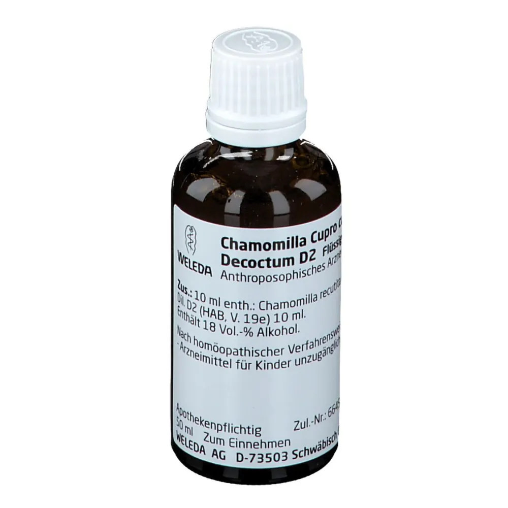 Chamomilla Cupro culta Radix D2>WELEDA Hot