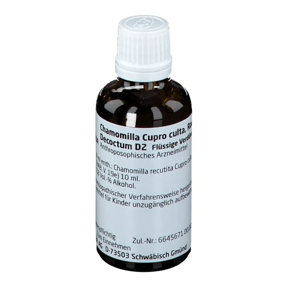 Chamomilla Cupro culta Radix D2>WELEDA Hot