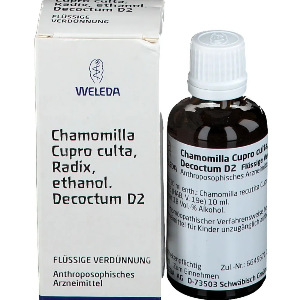 Chamomilla Cupro culta Radix D2>WELEDA Hot