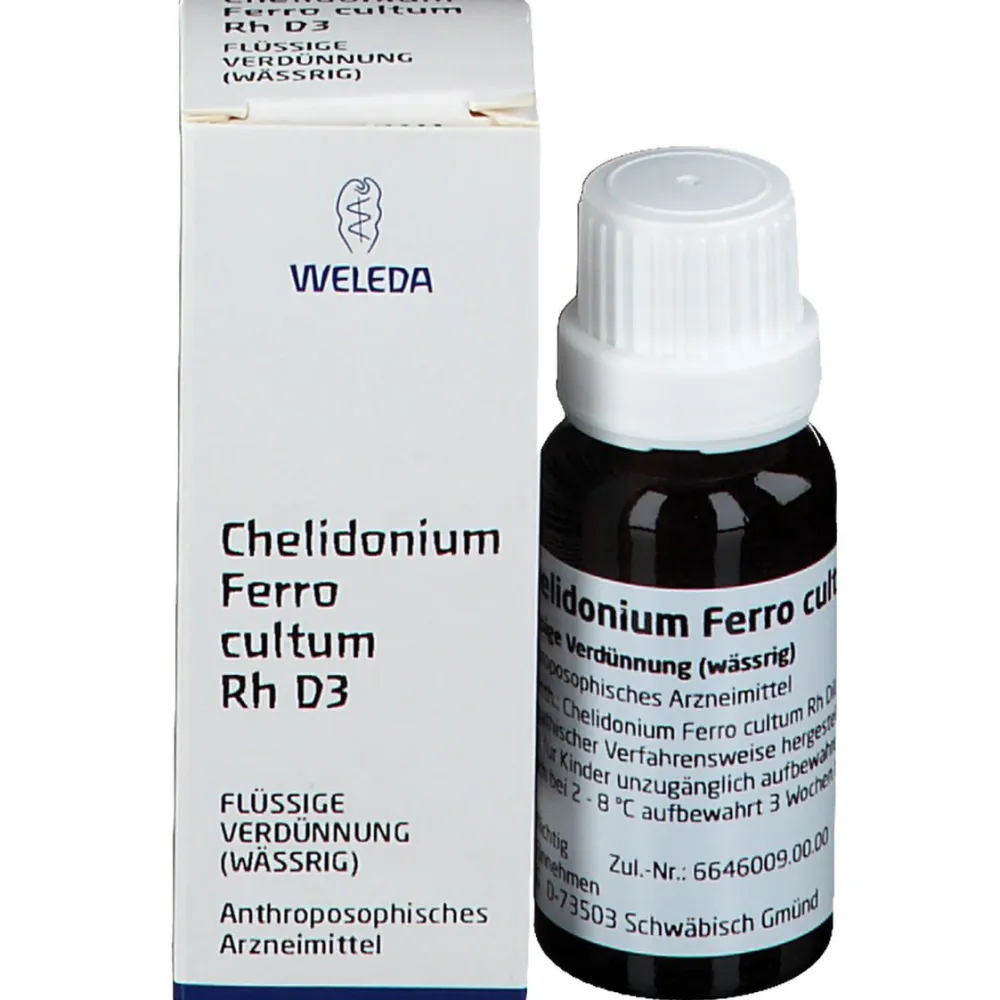 Chelidonium Ferro Cultum Rh D3>WELEDA New