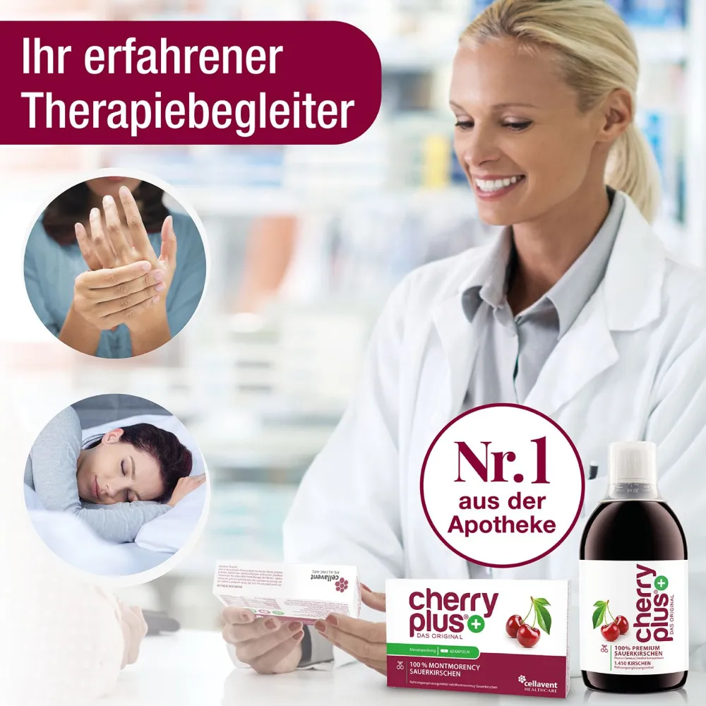 CHERRY PLUS® - Montmorency-Sauerkirsch-Kapseln> Sale