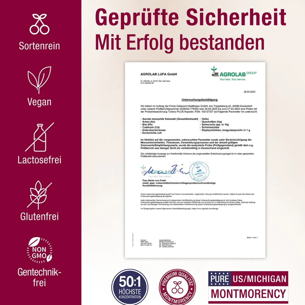 CHERRY PLUS® - Montmorency-Sauerkirsch-Kapseln> Sale