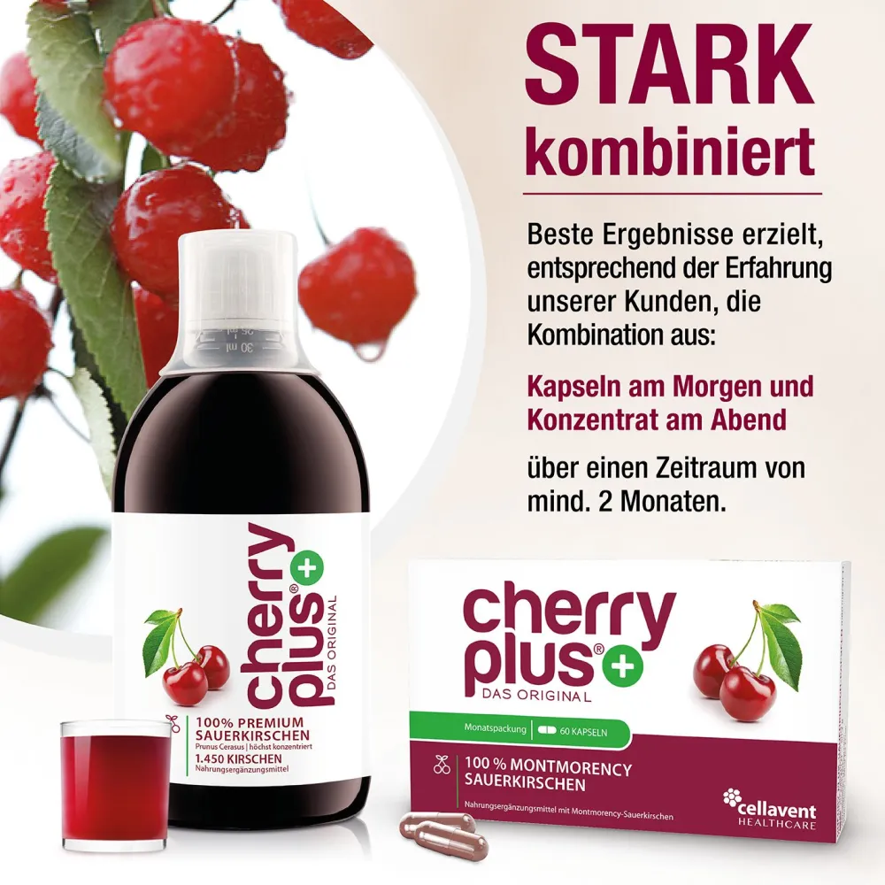 CHERRY PLUS® - Montmorency-Sauerkirsch-Kapseln> Sale