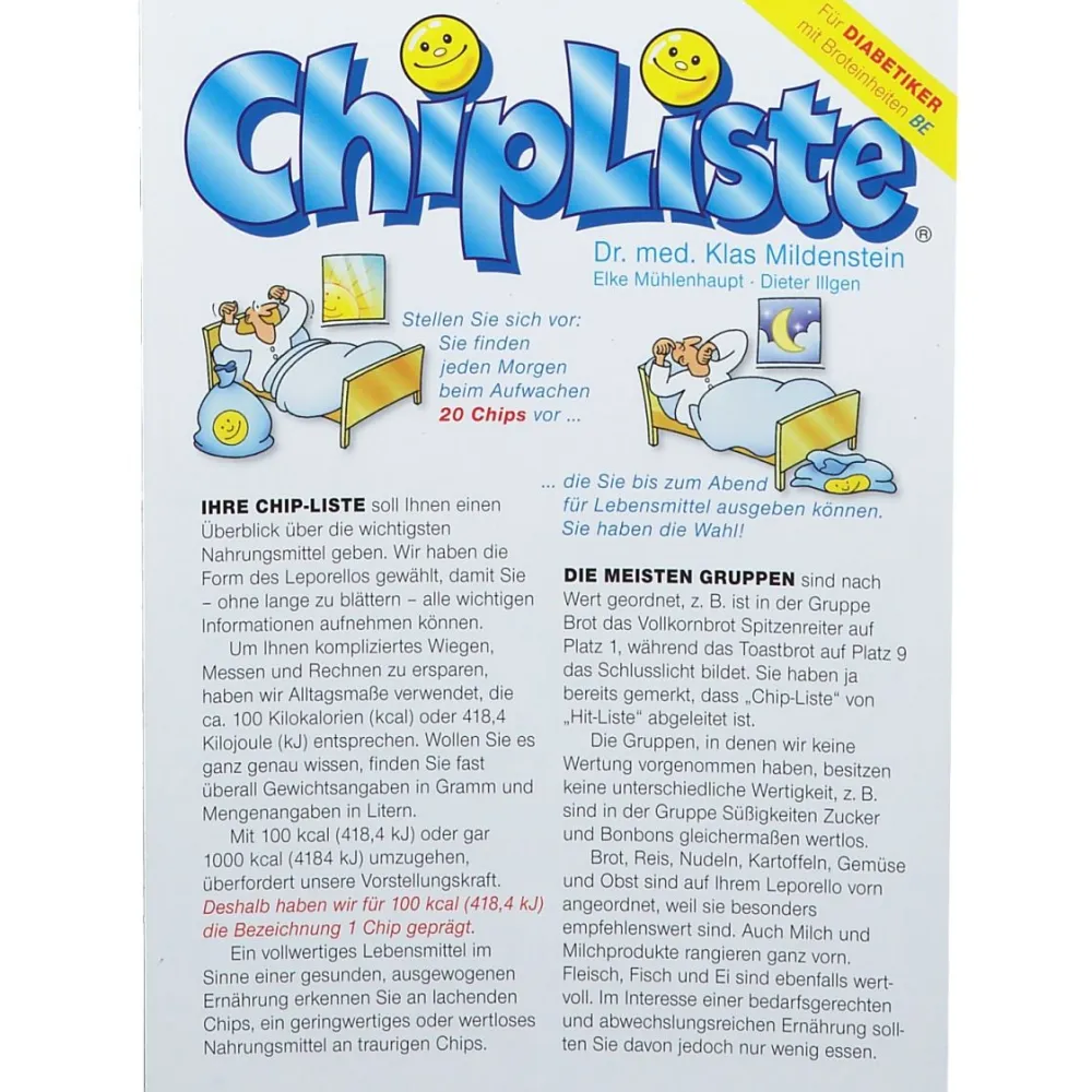 ChipListe® in Leporelloform> Online
