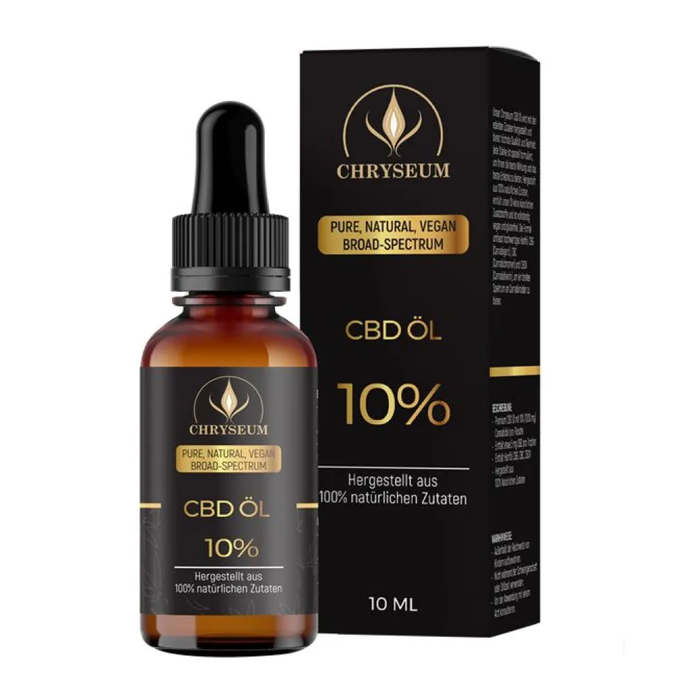 Chryseum®- 10 % CBD Öl Vollspektrum| Online