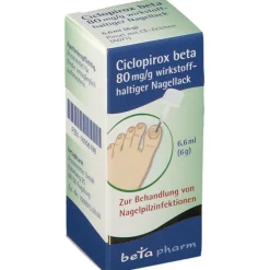 beta 80mg/g wirkstoffhaltiger Nagellack|Ciclopirox Sale