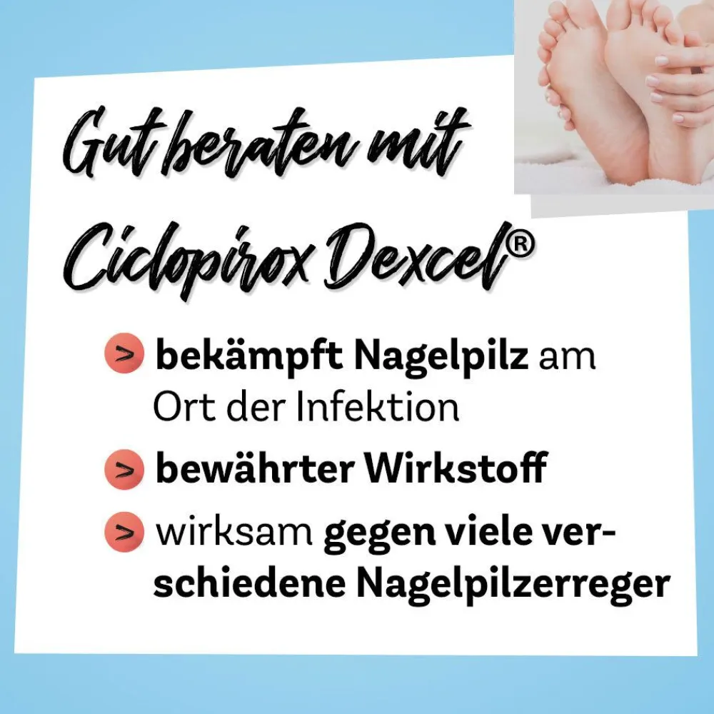 Ciclopirox Dexcel® 80 mg/g, bei Nagelpilz| Outlet