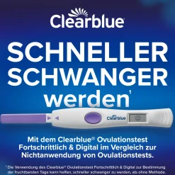 Clearblue Ovulationstest FORTSCHRITTLICH & DIGITAL + Schwangerschaftstest|Clearblue Schwangerschaftstest