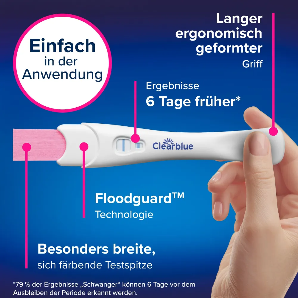 Schwangerschaftstest frühe Erkennung|Clearblue Outlet