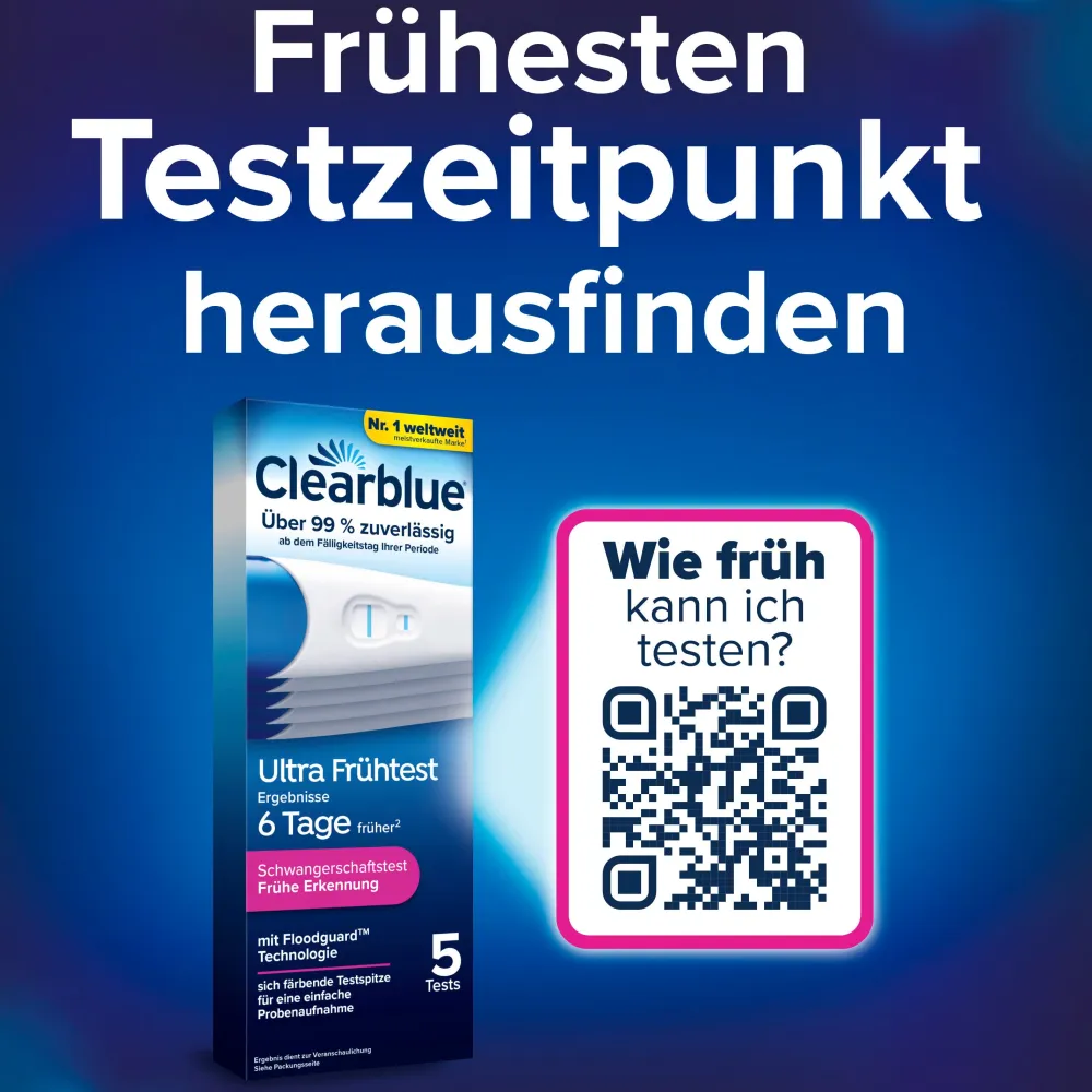 Schwangerschaftstest frühe Erkennung|Clearblue Outlet