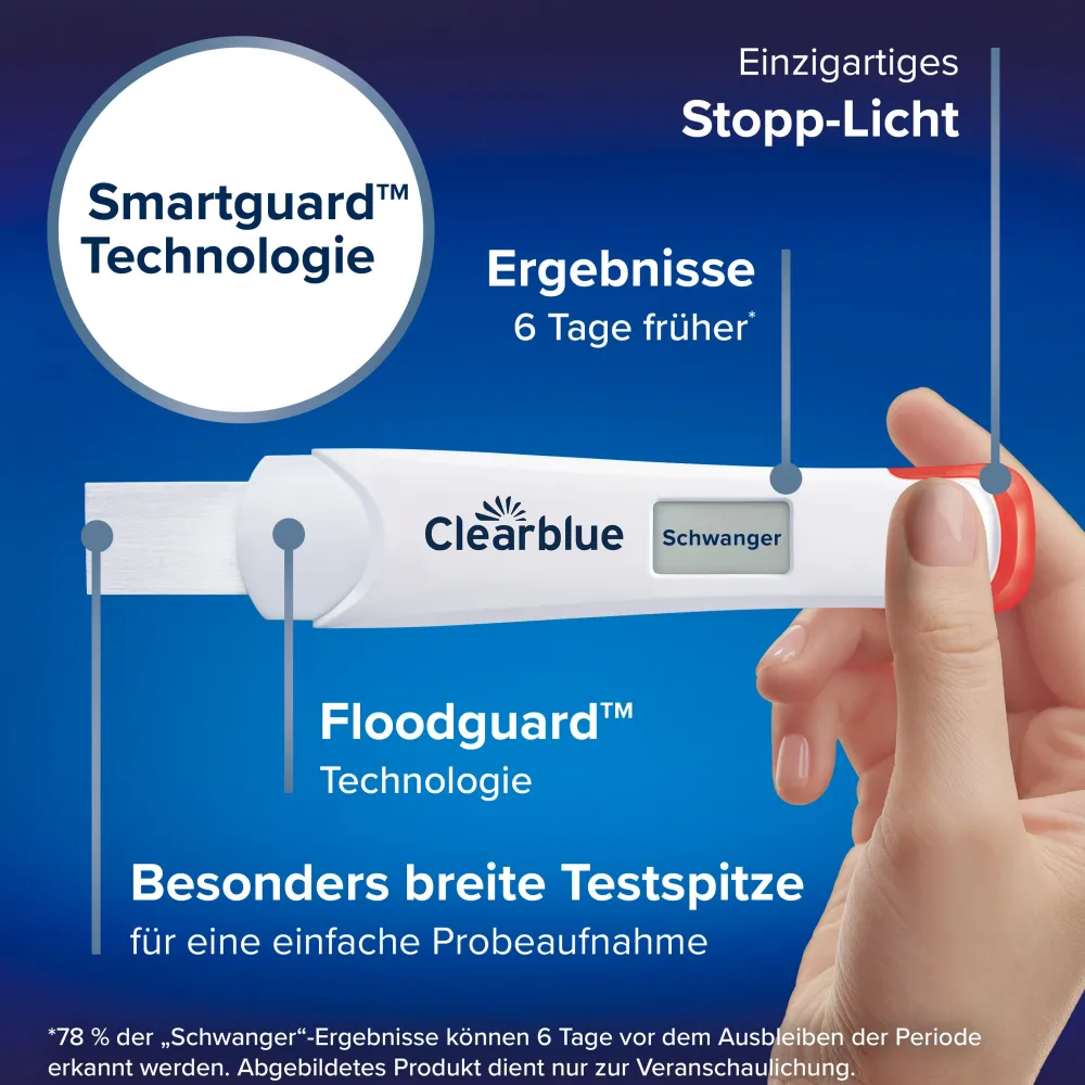 Schwangerschaftstest Ultra Frühtest Digital|Clearblue Clearance