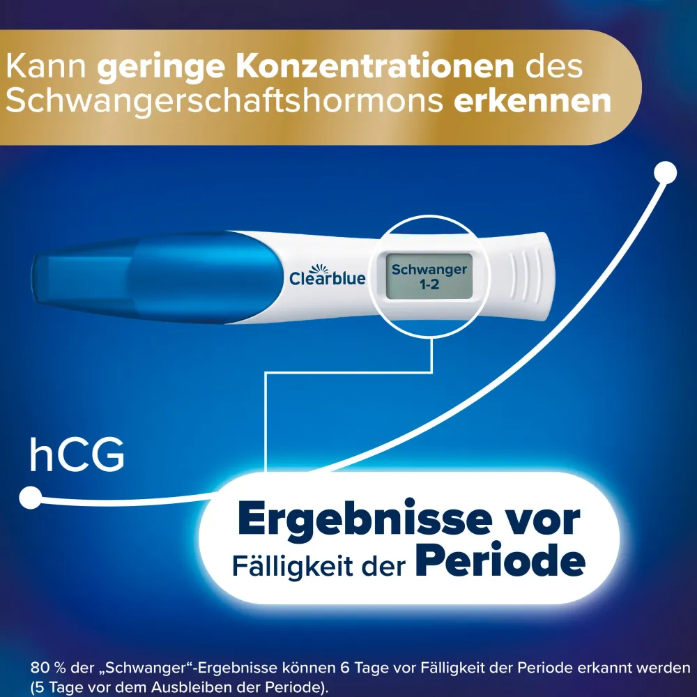 Schwangerschaftstest MIT WOCHENBESTIMMUNG>Clearblue Outlet