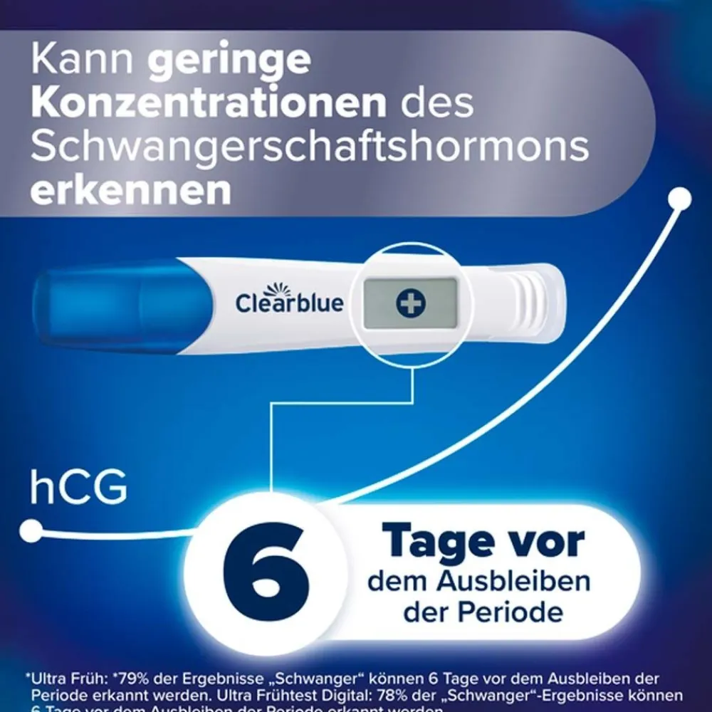 Schwangerschaftstest Triple Check Ultra Früh>Clearblue Hot