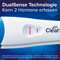 Schwangerschaftstest 6 Tage vorher 2 Hormone>Clearblue