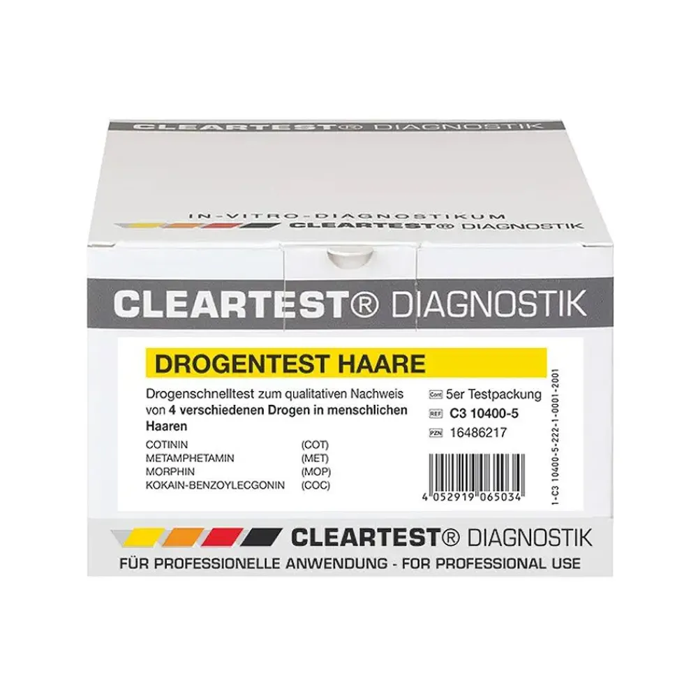 Cleartest Drogentest Haare : 5 Teste| Outlet