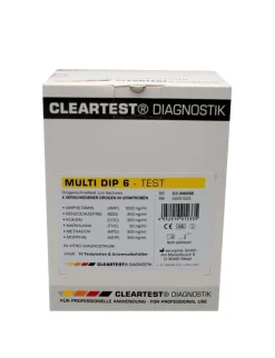 CLEARTEST Multi Dip Drogen Urintest Nachweis von 6 Drogen in Urinproben> Outlet