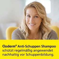 Cloderm® Anti-Schuppen Shampoo: gezielte Hilfe bei Schuppen und Juckreiz><noscript><img width=