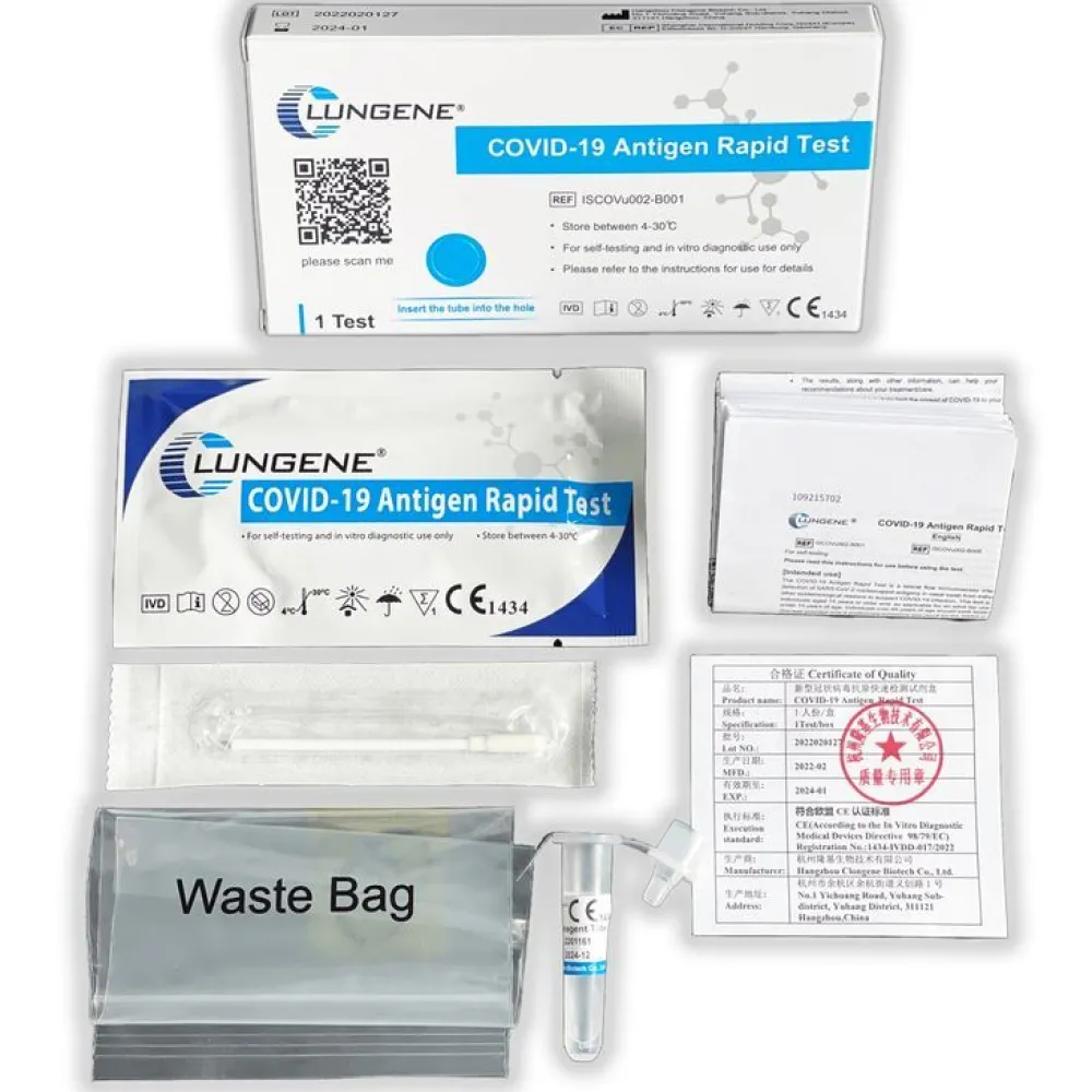 Covid-19 Corona Schnelltest Nasal + GRATIS BLT Desinfektionsmittel>CLUNGENE Outlet